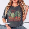 vintage t shirt for christmas cactus lovers comfort colors western style tee with howdy design and plant theme k3f9z
