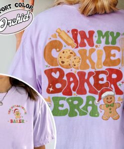 vintage t shirt for christmas cookie bakers and testers with fun design for couples enjoying milk and cookies together toagn