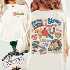 Vintage T Shirt for Teachers  Inspirational Back to School Shirt  Be Kind Mental Health Design for Educators