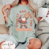 vintage t shirt funny christmas santa tee i did it all for the cookies oversized comfort colors holiday baking top 1evud