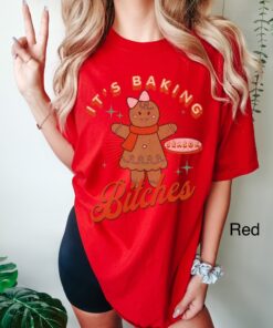 vintage t shirt funny retro christmas baking tee its baking season gingerbread cookies design for christmas baking crew ssp0o