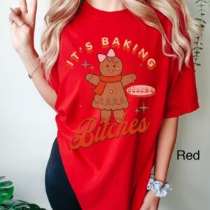 vintage t shirt funny retro christmas baking tee its baking season gingerbread cookies design for christmas baking crew ssp0o