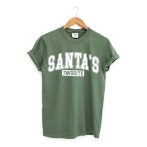 vintage t shirt funny santas favorite tee with holiday humor for christmas celebrations and festive gatherings rgdqb