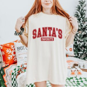 vintage t shirt funny santas favorite tee with holiday humor for christmas celebrations and festive gatherings xsdbi