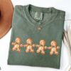 vintage t shirt gingerbread christmas shirt for women in comfort colors with minimalist design for holiday celebrations aj6jg scaled