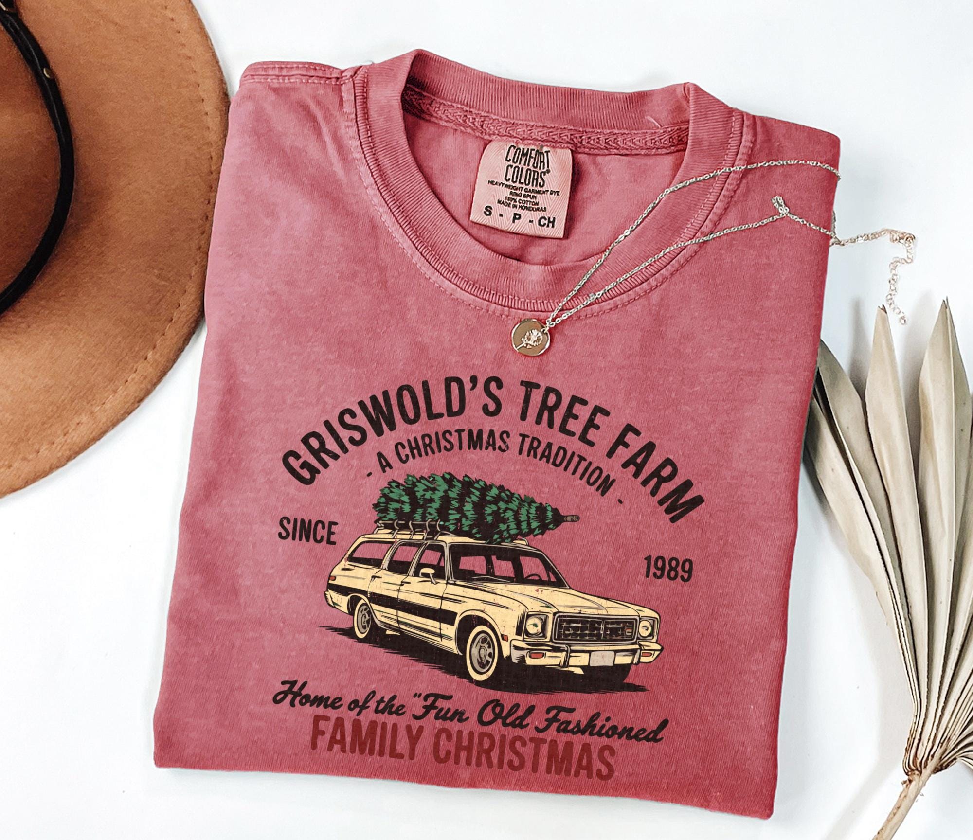 vintage t shirt griswolds tree farm design comfort colors t shirt for women featuring a fun christmas theme 7sp8z