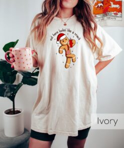 vintage t shirt groovy out there looking like a snack funny christmas design retro style for trendy holiday apparel 6bnqv