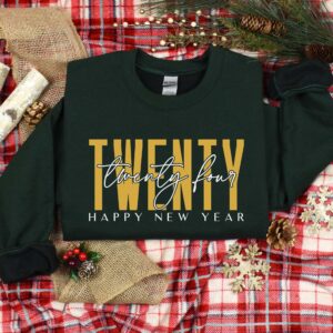 vintage t shirt happy new year 2024 design funny christmas shirt for holiday celebrations and festive gatherings bm81g scaled