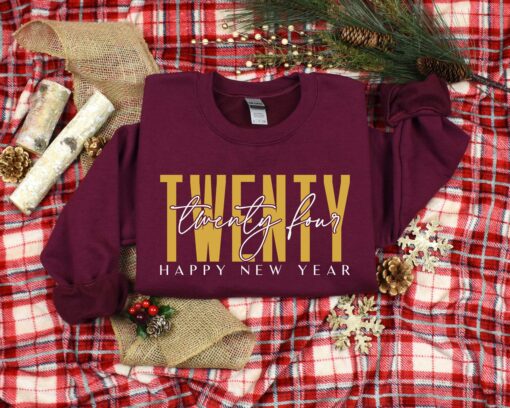 vintage t shirt happy new year 2024 design funny christmas shirt for holiday celebrations and festive gatherings dlwfa scaled