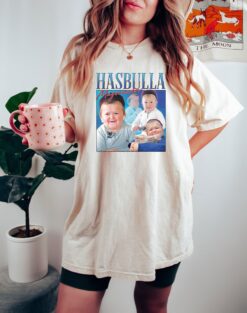 Vintage T Shirt Hasbulla Meme Tee Funny King Hasbulla Design Comfort Colors Apparel for Fans of Hasbulla Magomedov and Mini Khabib
