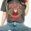 vintage t shirt howdy santa western christmas tee cowboy santa oversized retro holiday shirt in comfort colors for festive style myjy3
