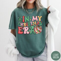 vintage t shirt in my christmas era comfort colors t shirt trendy holiday tee for women with unique design mdepx