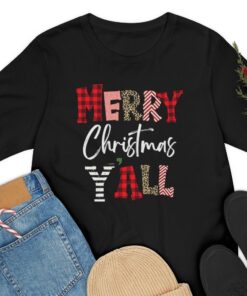 vintage t shirt leopard print merry christmas yall tee with holiday buffalo plaid and cheetah design for women xqeln