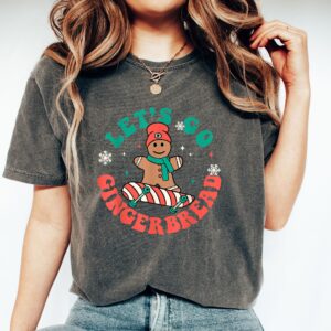 vintage t shirt lets go gingerbread tee funny christmas design rolling gingerbread graphic for holiday celebrations imrap scaled