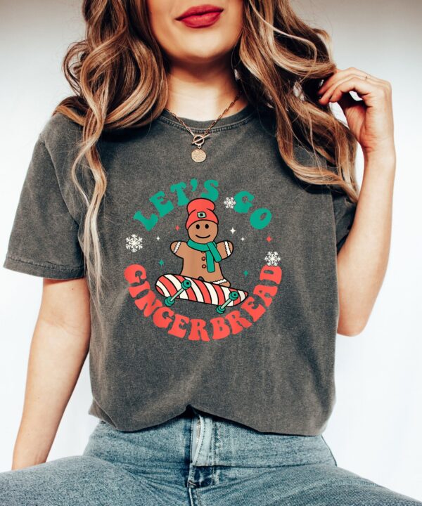 vintage t shirt lets go gingerbread tee funny christmas design rolling gingerbread graphic for holiday celebrations imrap scaled