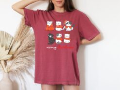 vintage t shirt meowy christmas cat shirt for cat lovers with funny christmas design in comfort colors jnihc scaled