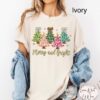 Vintage T Shirt Merry Christmas Tree Design Faux Glitter Oversized Comfort Colors Tee with Trendy Bow for Holiday Celebrations 13 vintage t shirt merry christmas tree design faux glitter oversized comfort colors tee with trendy bow for holiday celebrations b2rxa