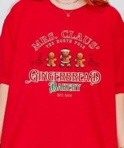 vintage t shirt mrs claus gingerbread bakery tee funny christmas baking crew design for holiday and winter celebrations fsfdr scaled