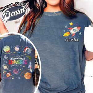 vintage t shirt neurodiverse universe design autism awareness theme for teachers and space enthusiasts zqn0u