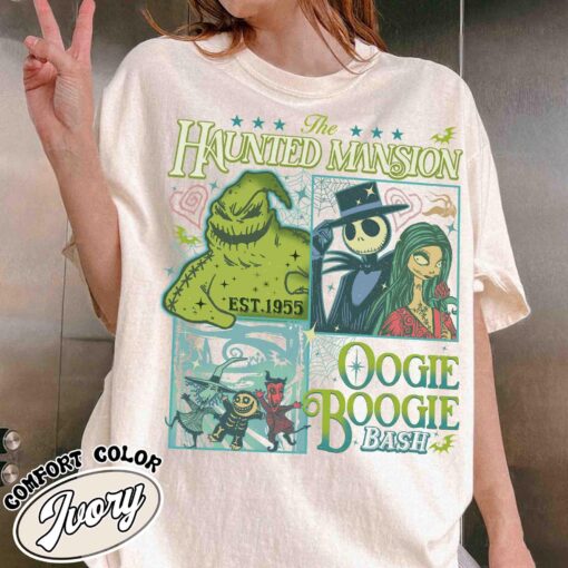 vintage t shirt nightmare on main street halloween shirt retro design for women haunted mansion theme fall apparel 0dbu5