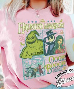 vintage t shirt nightmare on main street halloween shirt retro design for women haunted mansion theme fall apparel czq4h