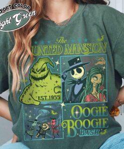 vintage t shirt nightmare on main street halloween shirt retro design for women haunted mansion theme fall apparel pfa0u