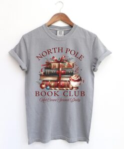 vintage t shirt north pole book club christmas t shirt bookish design for winter reading lovers and holiday enthusiasts 1r7x5 scaled