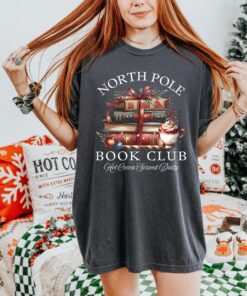 vintage t shirt north pole book club christmas t shirt bookish design for winter reading lovers and holiday enthusiasts yb4tn scaled