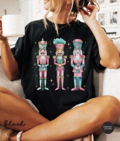 Vintage T Shirt Nutcracker Christmas Shirt Womens Holiday Apparel Funny Christmas Shirt in Pink for Festive Celebrations 12 vintage t shirt nutcracker christmas shirt womens holiday apparel funny christmas shirt in pink for festive celebrations pwysc scaled