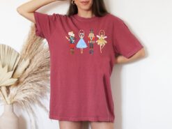 Vintage T Shirt Nutcracker Crew Ballet Shirt in Comfort Colors with Sugar Plum Fairy Design for Christmas Celebrations