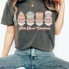 vintage t shirt nuts about christmas santa design retro holiday tee oversized comfort colors t shirt for fun christmas celebrations nsgrv