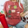 vintage t shirt retro merry christmas design oversized family matching tee comfortable colors classic holiday apparel ca4nz