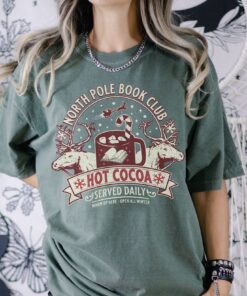 vintage t shirt santa bookish christmas tee for readers featuring spicy smut books design ideal for librarians and teachers 1vfar