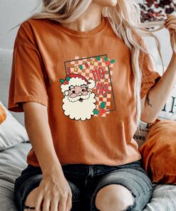 vintage t shirt santa ho ho ho tee retro design funny christmas shirt for holiday parties and celebrations 0jejt scaled