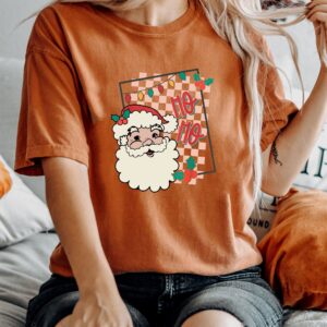 vintage t shirt santa ho ho ho tee retro design funny christmas shirt for holiday parties and celebrations 0jejt scaled