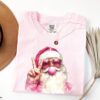 vintage t shirt santa with sunglasses design blowing bubbles christmas tee comfort colors for fun holiday celebrations awuka scaled