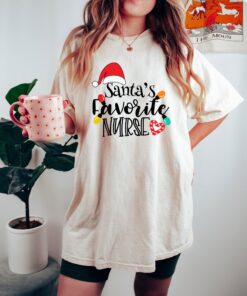 vintage t shirt santas favorite nurse design for christmas funny christmas shirts ideal for rn professionals uxwik scaled