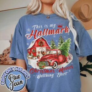 vintage t shirt this is my hallmark christmas movie watching tee unisex winter apparel for holiday celebrations and festive gatherings 0xpcg