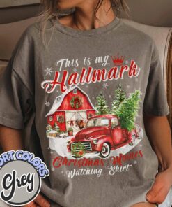 vintage t shirt this is my hallmark christmas movie watching tee unisex winter apparel for holiday celebrations and festive gatherings 4axte