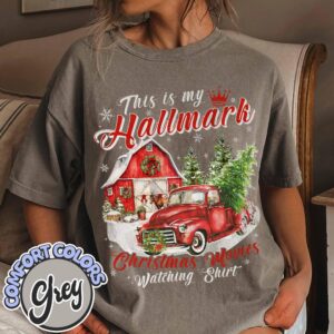 vintage t shirt this is my hallmark christmas movie watching tee unisex winter apparel for holiday celebrations and festive gatherings 4axte