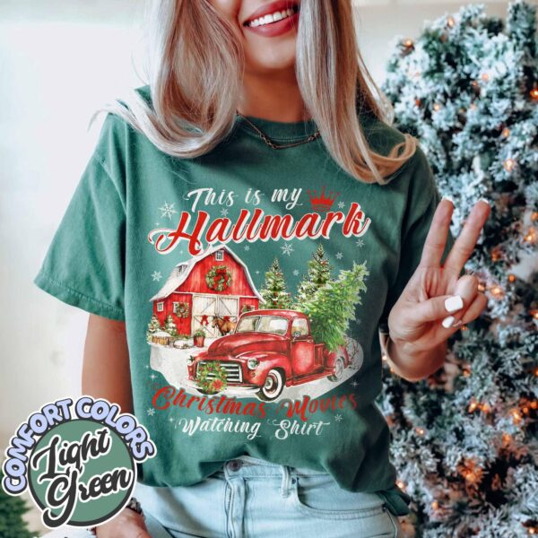 vintage t shirt this is my hallmark christmas movie watching tee unisex winter apparel for holiday celebrations and festive gatherings hylk3