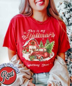 vintage t shirt this is my hallmark christmas movie watching tee unisex winter apparel for holiday celebrations and festive gatherings j69qn