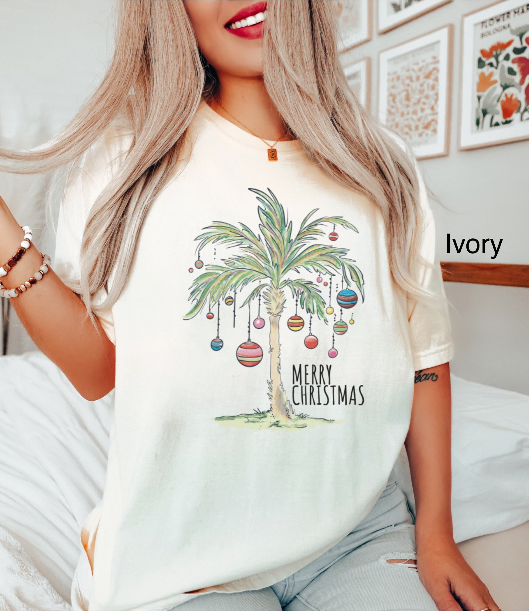 Vintage T Shirt Tropical Christmas Palm Tree Design Comfort Colors Tee for Family Gatherings and Beach Celebrations 1 vintage t shirt tropical christmas palm tree design comfort colors tee for family gatherings and beach celebrations p0reu