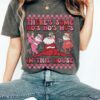 vintage t shirt twerking santa design funny christmas shirt with theres some hos hos hos in this house for holiday parties c0rh0