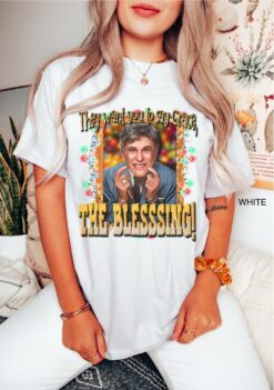 vintage t shirt uncle lewis funny christmas movie tee they want you to say grace the blessing comfort colors ugly christmas shirt 7z48p