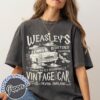 vintage t shirt wizard flying car tee comfort colors design with weasley car graphic for bookish fans and magical adventures gdqpe