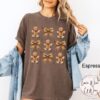 vintage t shirt womens oversized christmas bow gingerbread cookie tee comfort colors holiday top for festive celebrations qhiqq