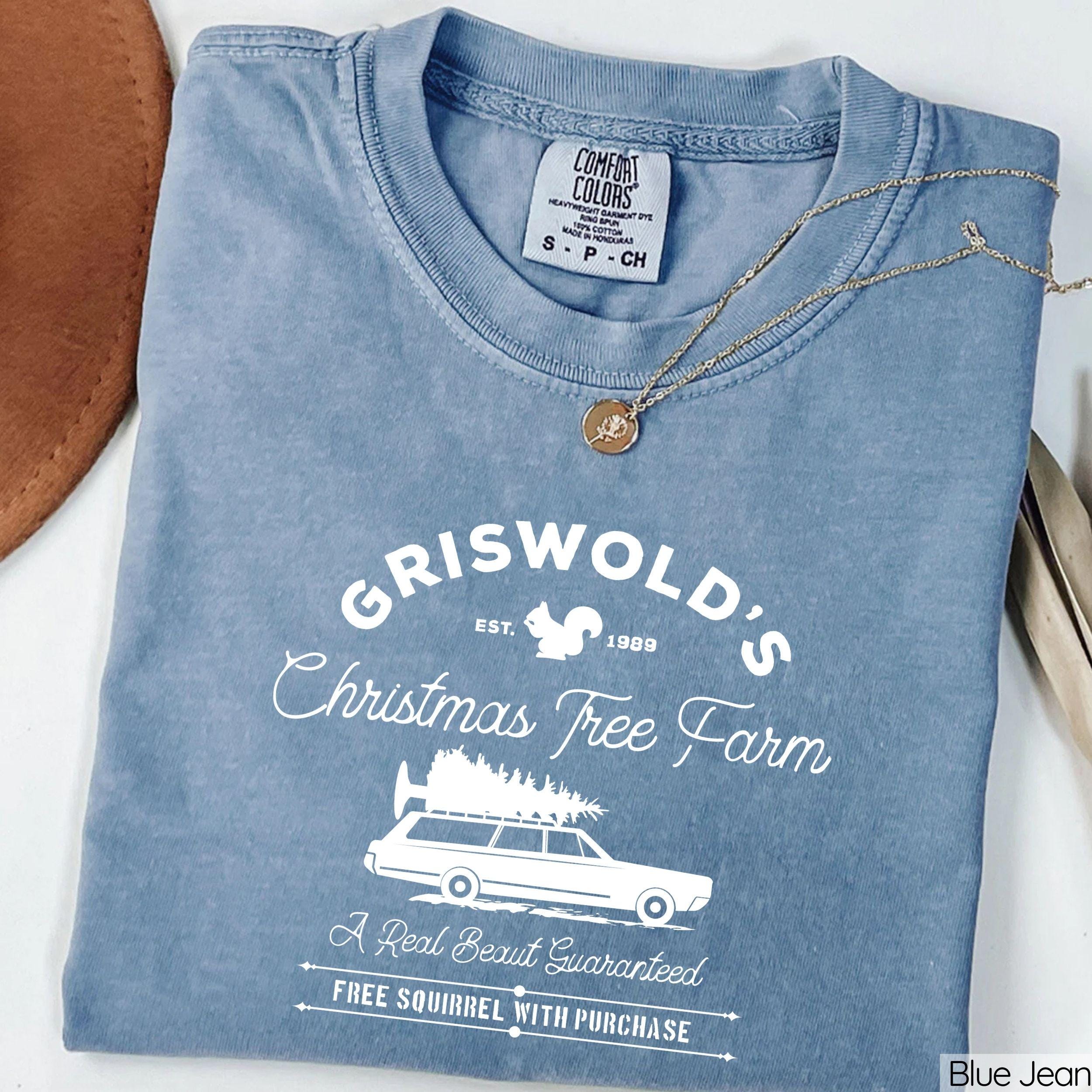 vintage t shirts christmas tree farm tee comfort colors fabric for family gatherings and winter celebrations vacow