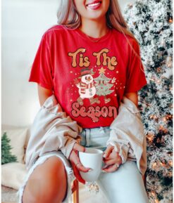 vintage t shirts comfort colors christmas shirt retro design for holiday apparel funny xmas theme dermg scaled