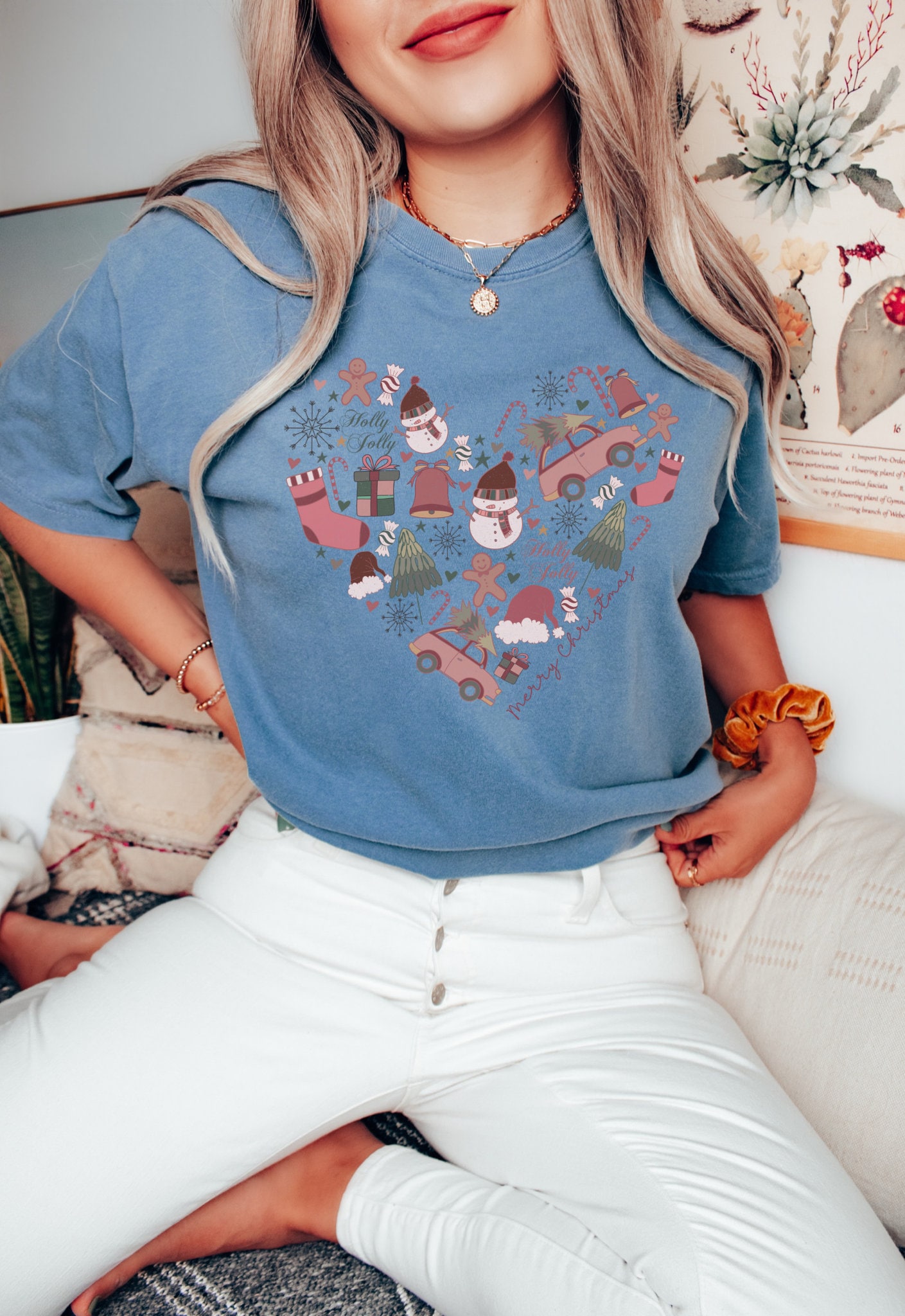 Vintage T Shirts Comfort Colors Christmas T-Shirt Featuring Snowman Christmas Tree Antique Truck Santa Hat and Gingerbread Designs 3 vintage t shirts comfort colors christmas t shirt featuring snowman christmas tree antique truck santa hat and gingerbread designs lyiyp
